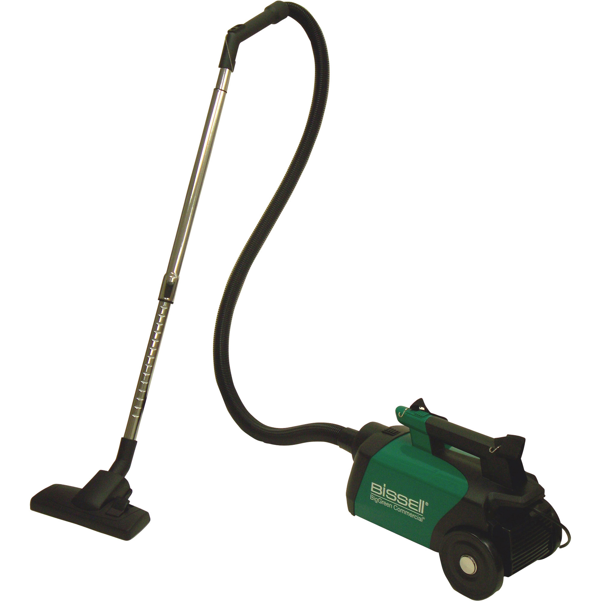 Bissell Big Green Commercial Lightweight Canister Vacuum, 132 CFM, 1/2-Gallon Capacity, With 8-Pc. Tool Set and 1 Bag, Model# BGC3000